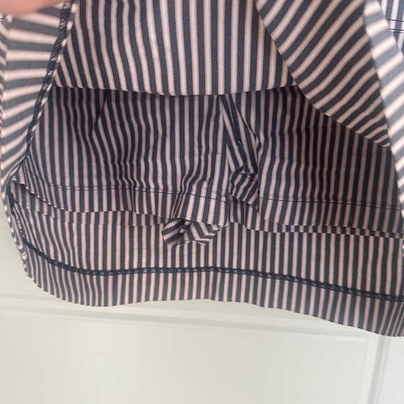 Blue and Black A-line Mini Skirt for Casual Wear - Picture 3 of 4